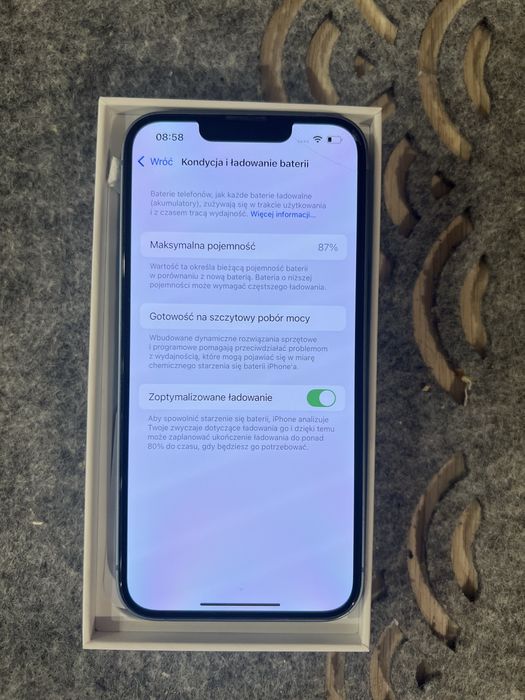 Iphone 14 87%kondycji - ZESTAW