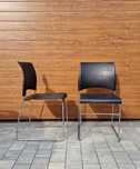 Stylowe  Designerskie Krzesla Sting Design Loft Chrom Ustawiane w Stos