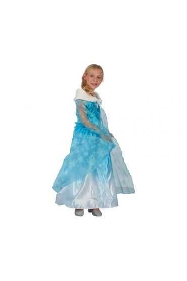 Kostium przebranie Peleryna Błękitna Księżniczka Elsa Frozen 110/120cm