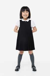 H&M sukienka szkolna czarna 128 zakończenie roku szkolnego