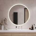 LUSTRO 80 cm led podświetlane okrągłe nowe