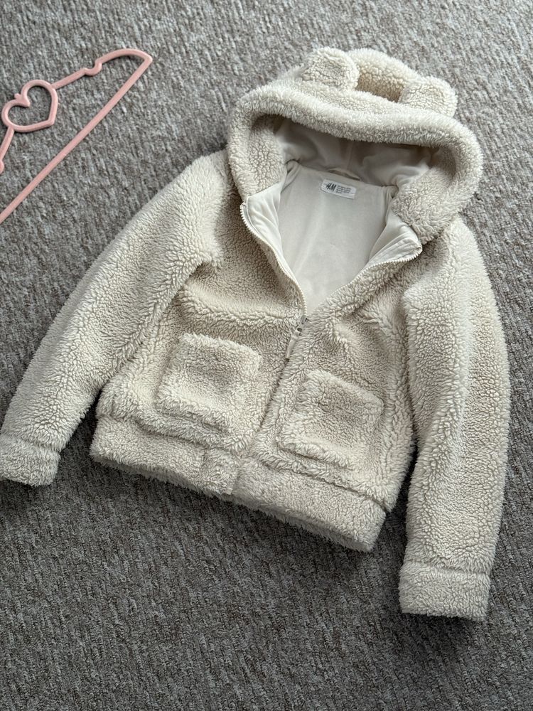Шубка куртка h&m тедді пальтішко