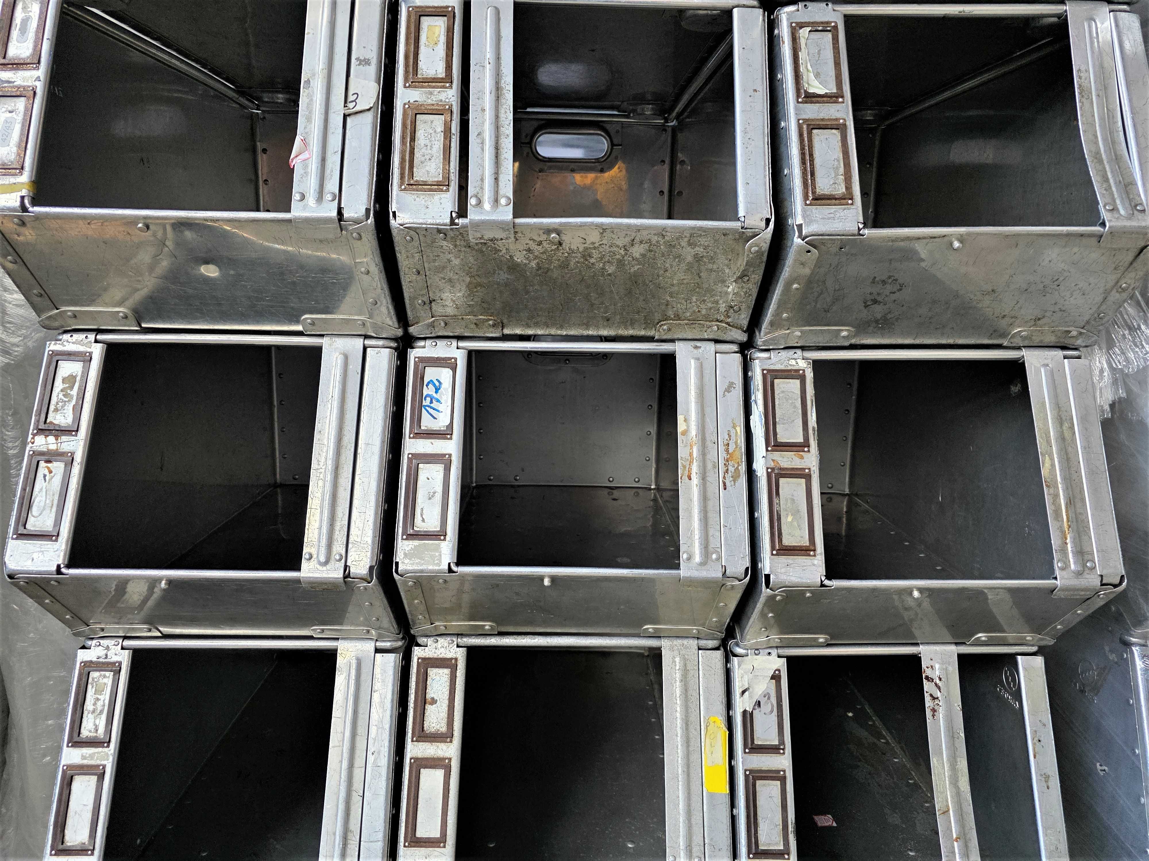 Pojemnik Kosz Kuweta Skrzynka Box Metalowy Aluminiowy Magazyn Warsztat