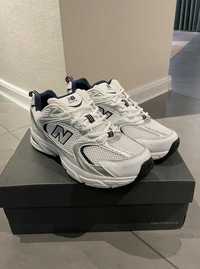 New Balance 530 White Silver Navy 38