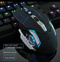 Мишка комп'ютера геймерська на акамуляторі RGB