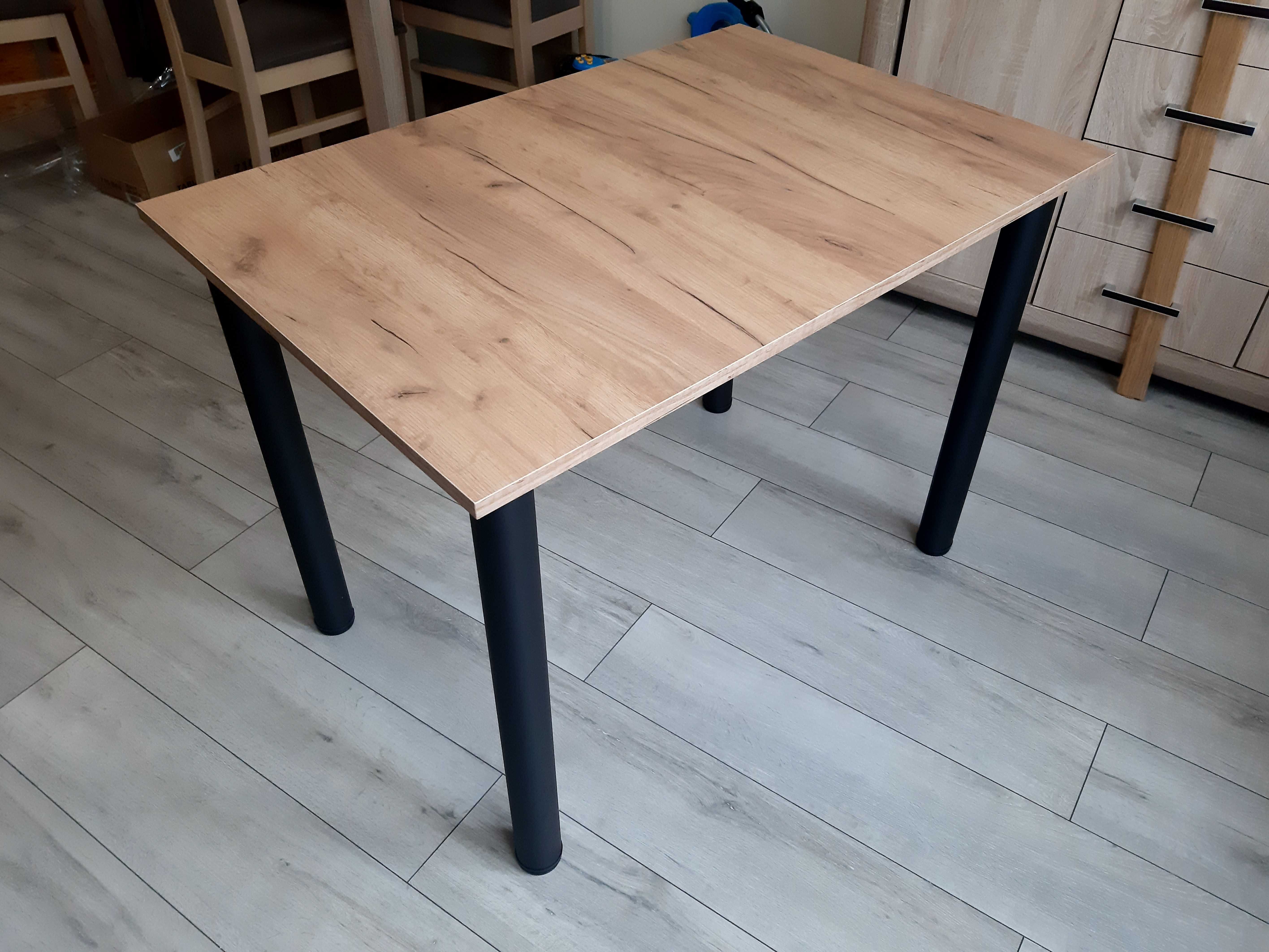 Biurko, Nowy stół 100 x67,5cm noga czarny pół mat tylko wysyłka
