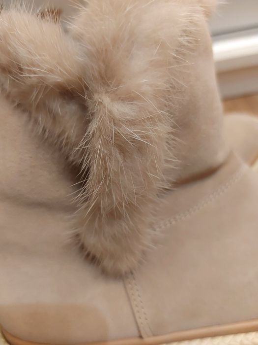 Ботинки,  угги натуральная замша