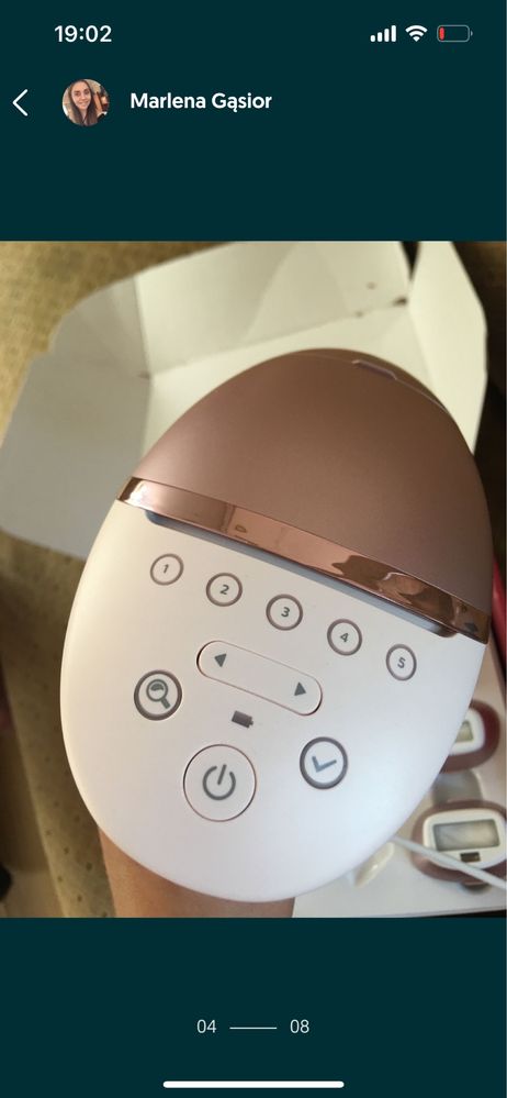 Depilator swietlny philips lumea