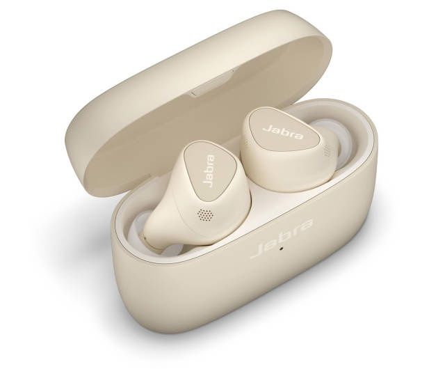 Bezprzewodowe Słuchawki Bluetooth Jabra Elite 5 (gold beige)
