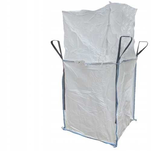 Worek big bag nowy 95/95/195 cm Fartuch góra, lej dół na ziarno pasze