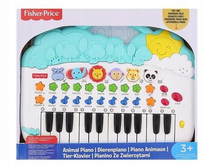 Pianinko Dla Dzieci Fisher-price Zwierzątka