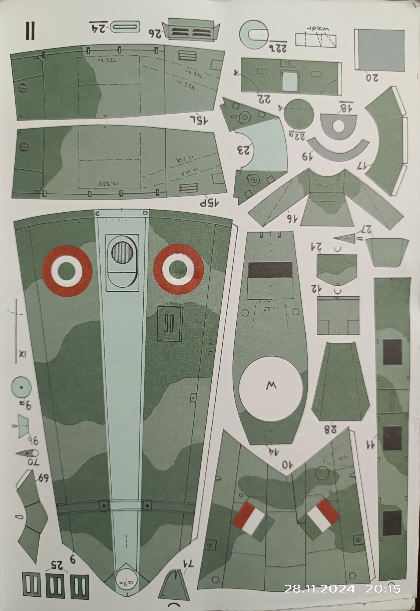 Model śmigłowiec szturmowy Mi-28 Havoc Mały Modelarz 1-2/98