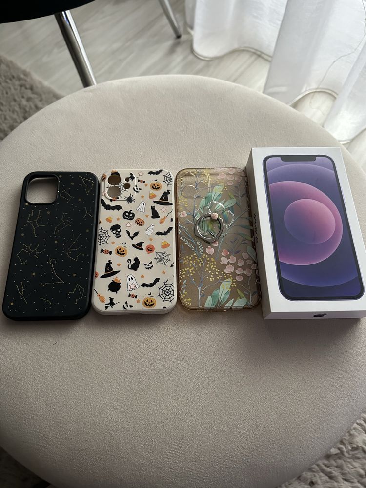 iPhone 12 fioletowy w idealnym stanie