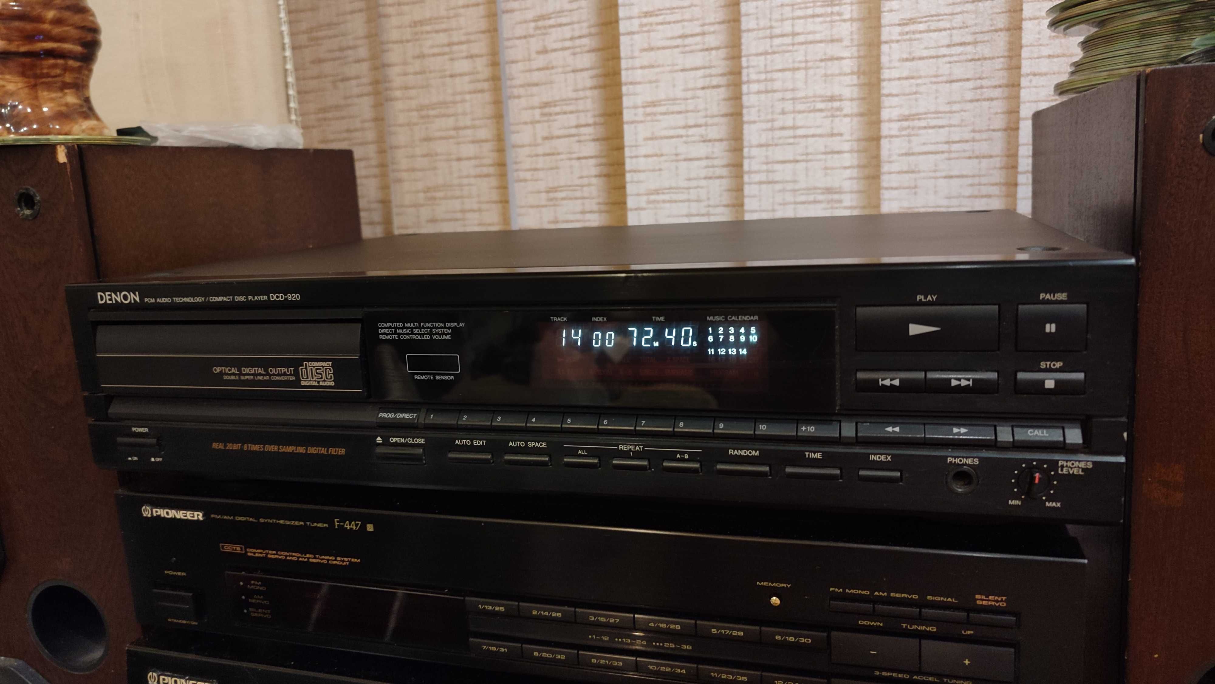 Сд/Cd Проиггрыватель DENON DCD-920.  Dac 2x PCM-61P.