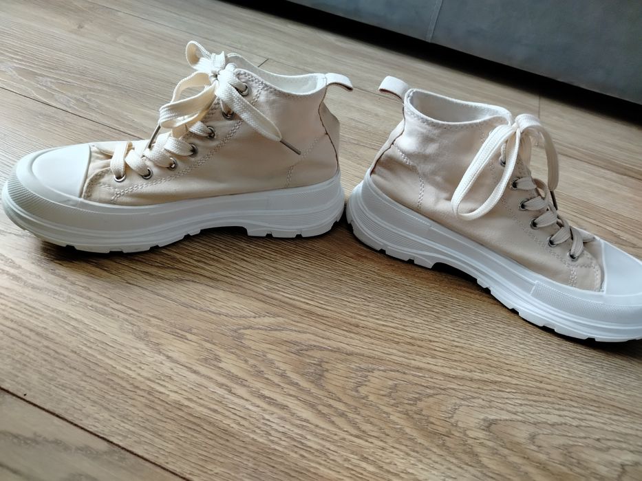 Trampki wysokie dziewczęce