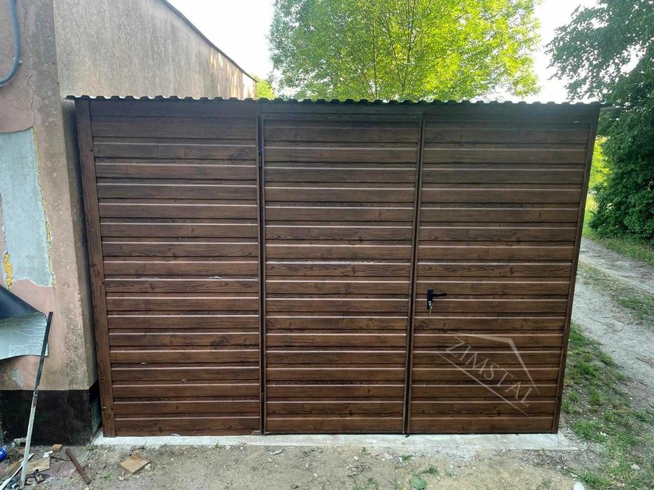 Garaże Dowolny Wymiar Garaż blaszany Blaszane 3x5 4x5 4x6 6x5 6x6 7x6