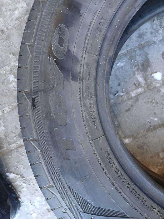 2x używane opony letnie 215/70 R15C Toyo 2021r Montaż GWARANCJA