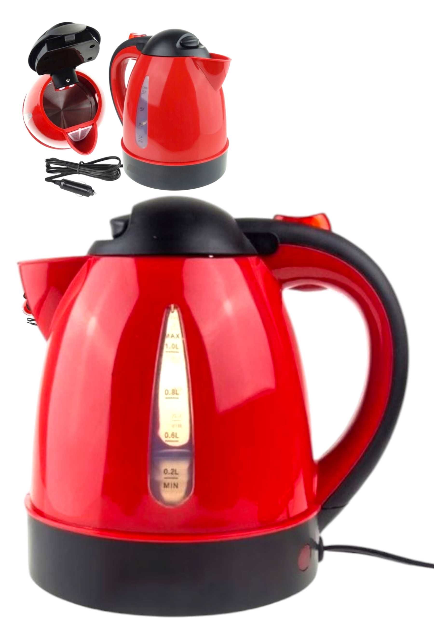 Czajnik Samochodowy 24V 1L 300W- Płyta grzewcza SZYBKI