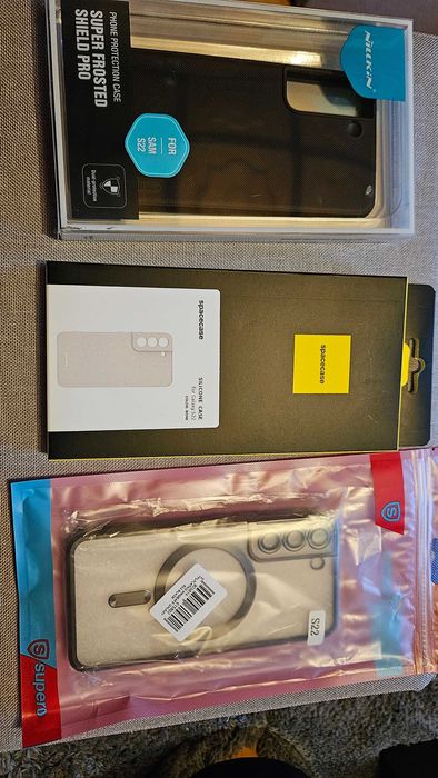 ETUI PLECKI CASE ZESTAW 4szt. do Samsung s22 Nowe