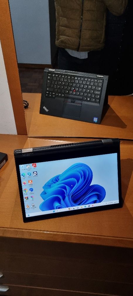 Lenovo yoga x380 ecrã tatil i5 8th 8gb DDR4 nvme 256gb win11