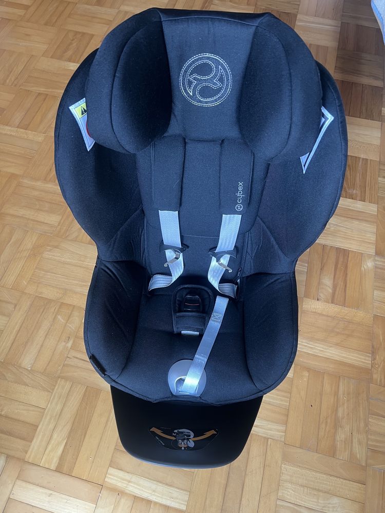 Cybex fotelik sirona z i-size plus deep black + Cybex baza z i-size