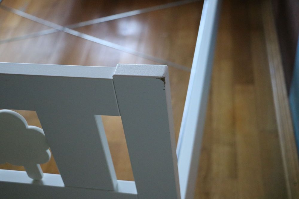 Кровать детская новая IKEA KRITTER Овечки белая, 70 х 160 см