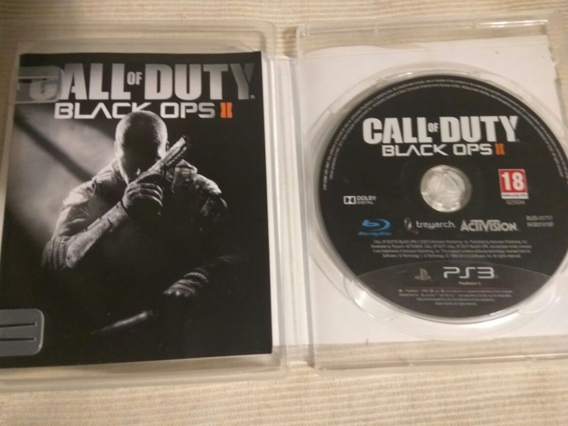 Игры для PS 3 Call of Duty. Black ops II.Black ops. Две игры.