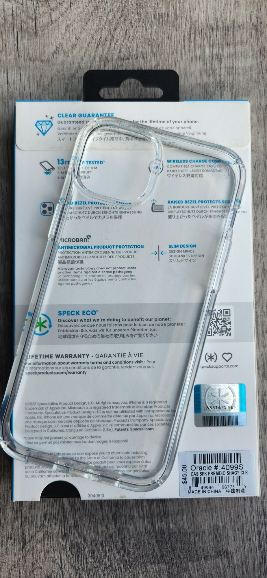 Чохол speck для iPhone 14 plus, Speck Presidio Perfect‑Clear