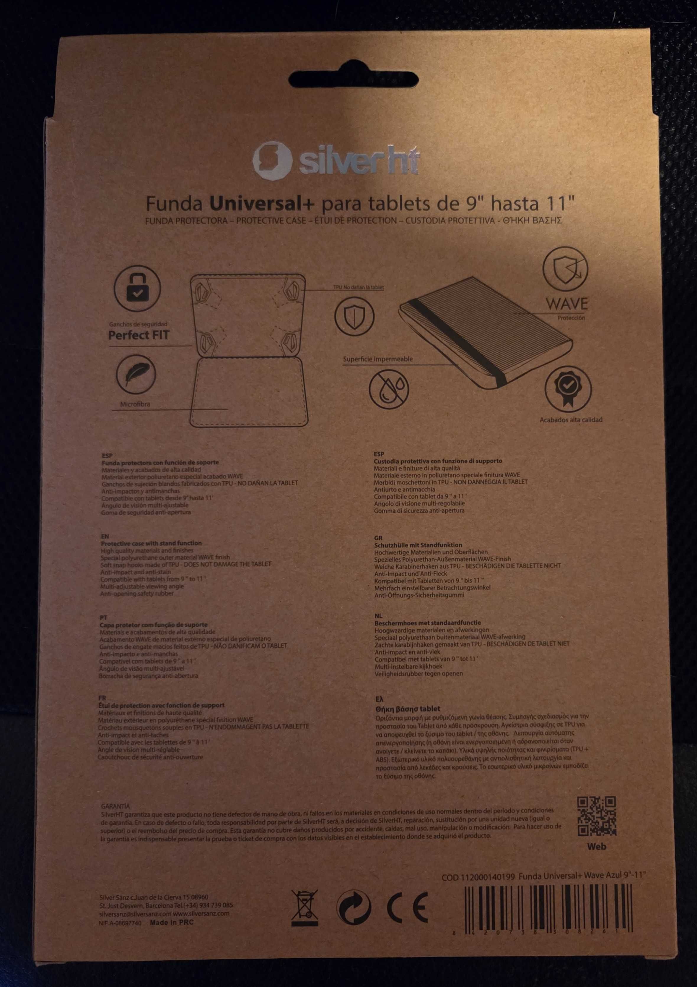 Capa Tablet Universal 9-11'' SILVERHT Azul