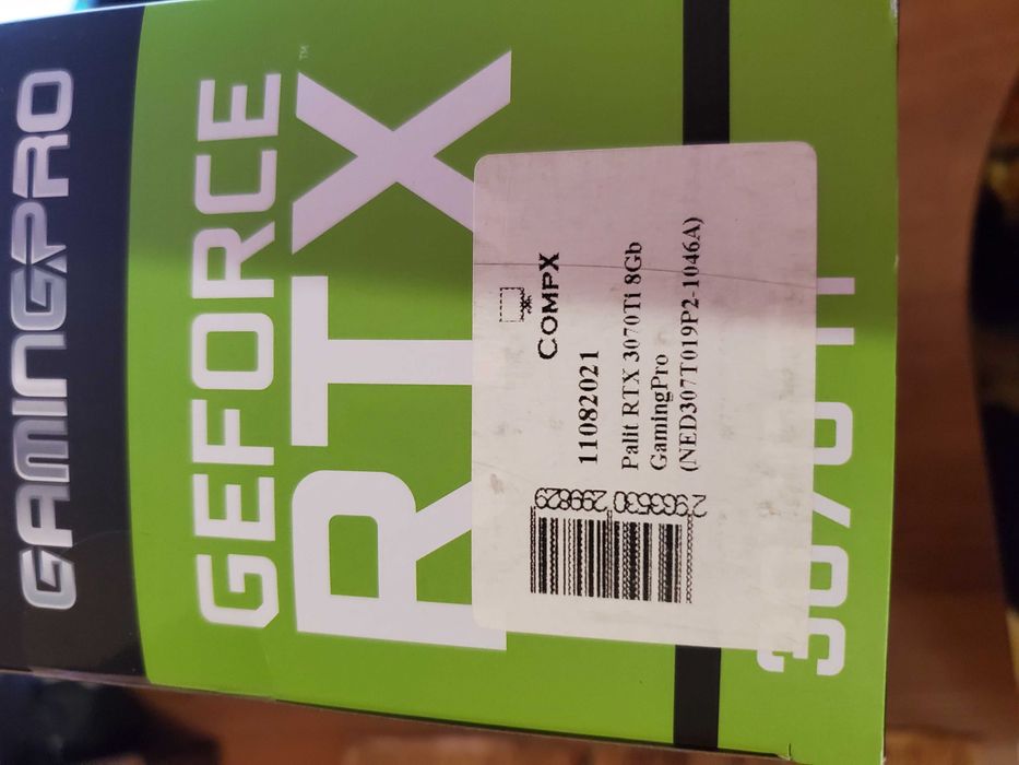 Відеокарта PALIT GamingPro Geforce RTX 3070Ti 8GB GDDR6X
