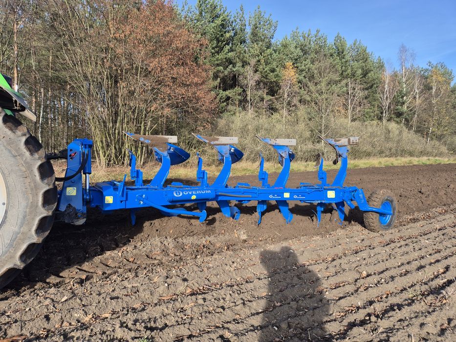 Pług 4 skibowy Obrotowy Overum Na Hydraulice!! Okazja!! Pięknie orze!!