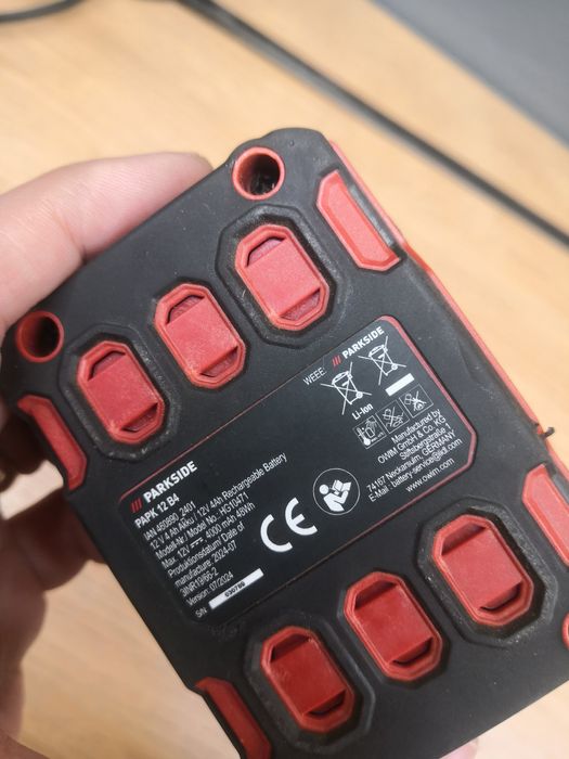 Wkrętarka parkside performance 12v pbspa 12 b2
