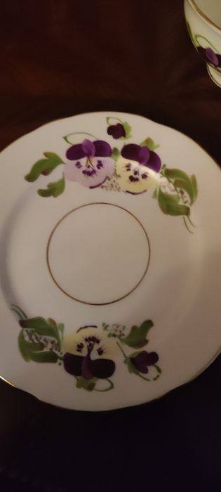 Trio sygnowane porcelana