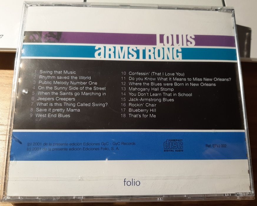 CD Jazz de Louis Armstrong