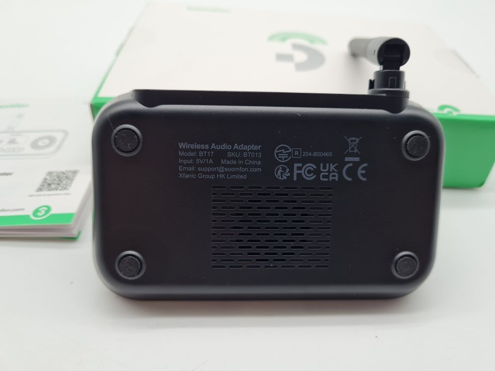 Adapter audio Bluetooth 5.0 SOOMFON nadajnik-odbiornik 3w1