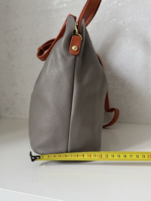 Сумка шопер, сірий шопер