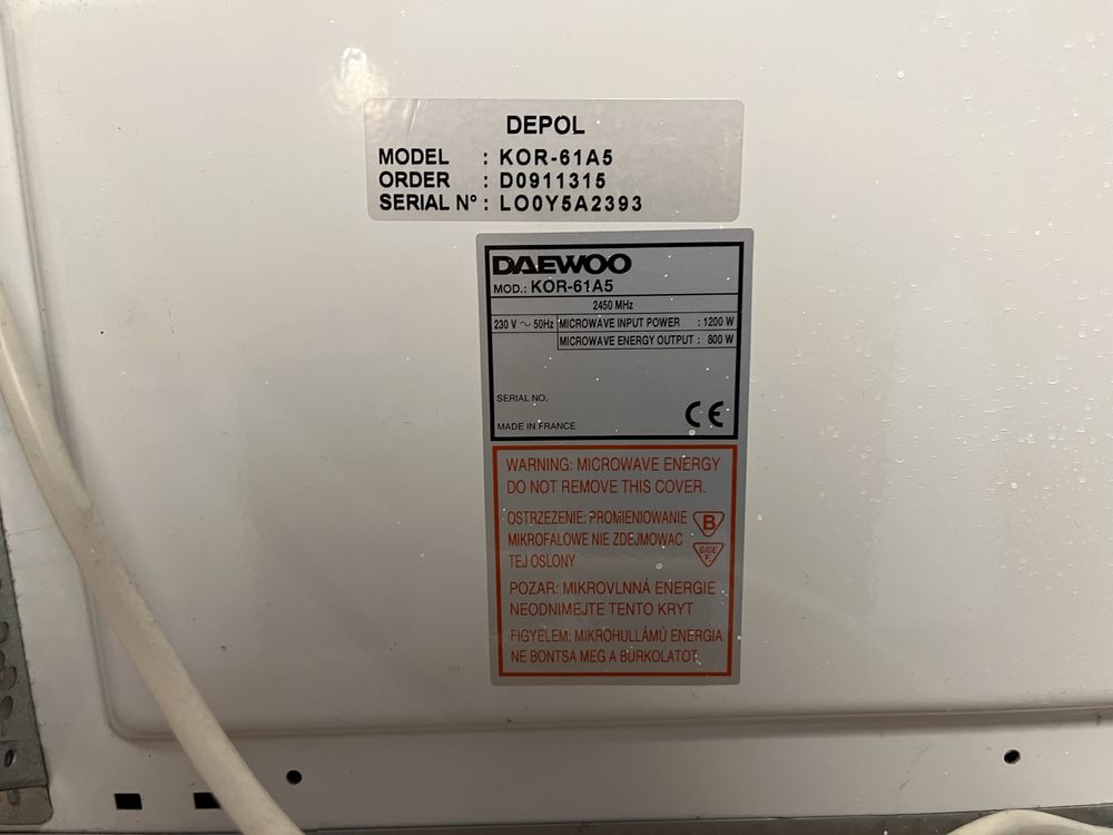 Mikrofalówka Daewoo 800W