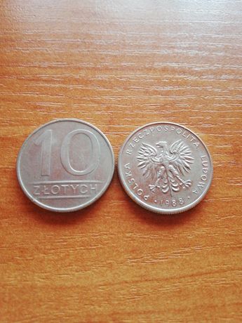 Moneta 10 zlotych 1984/88(13sztuk)