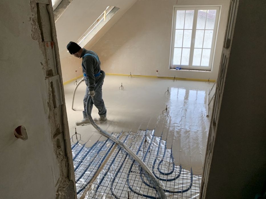 Wylewki anhydrytowe idealne na ogrzewanie podłogowe!!