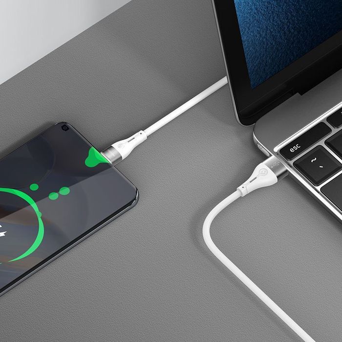 Szybki Kabel Usb-C Usb C 65W Pd Wzmacniany 1M Aluminiowe Końcówki