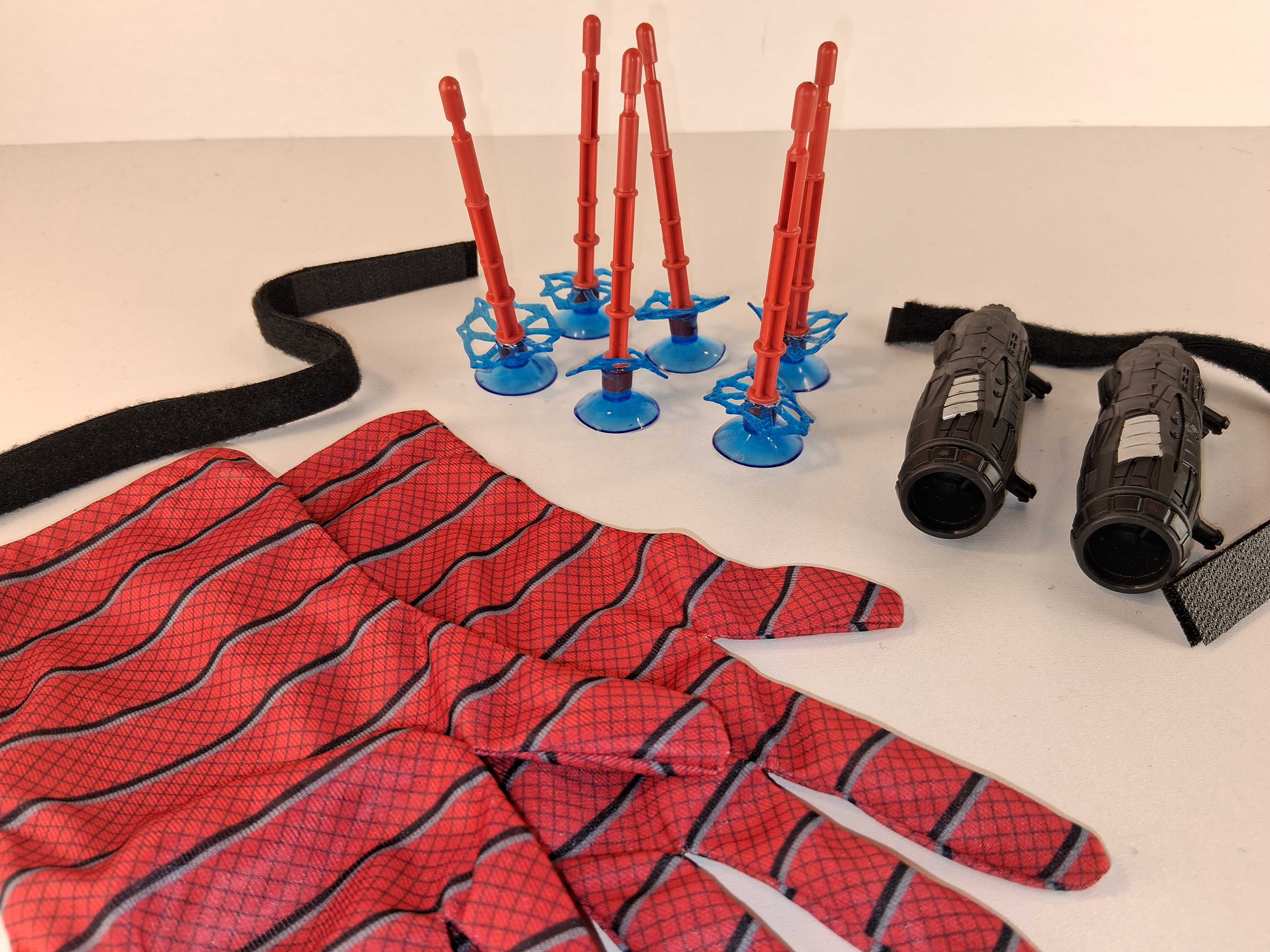 B100 Rękawice Spider-Man Wyrzutnia Sieci Zestaw Kostium Zabawka
