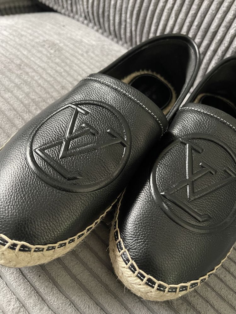 Skorzane espadryle LV Louis Vuitton 39