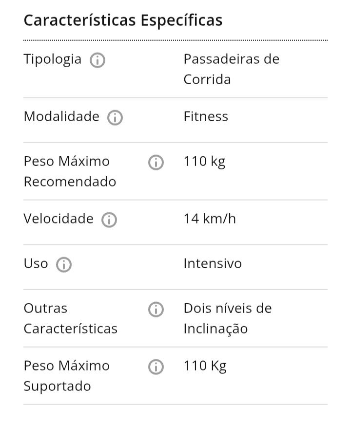 Passadeira Corrida Bodytone DT14