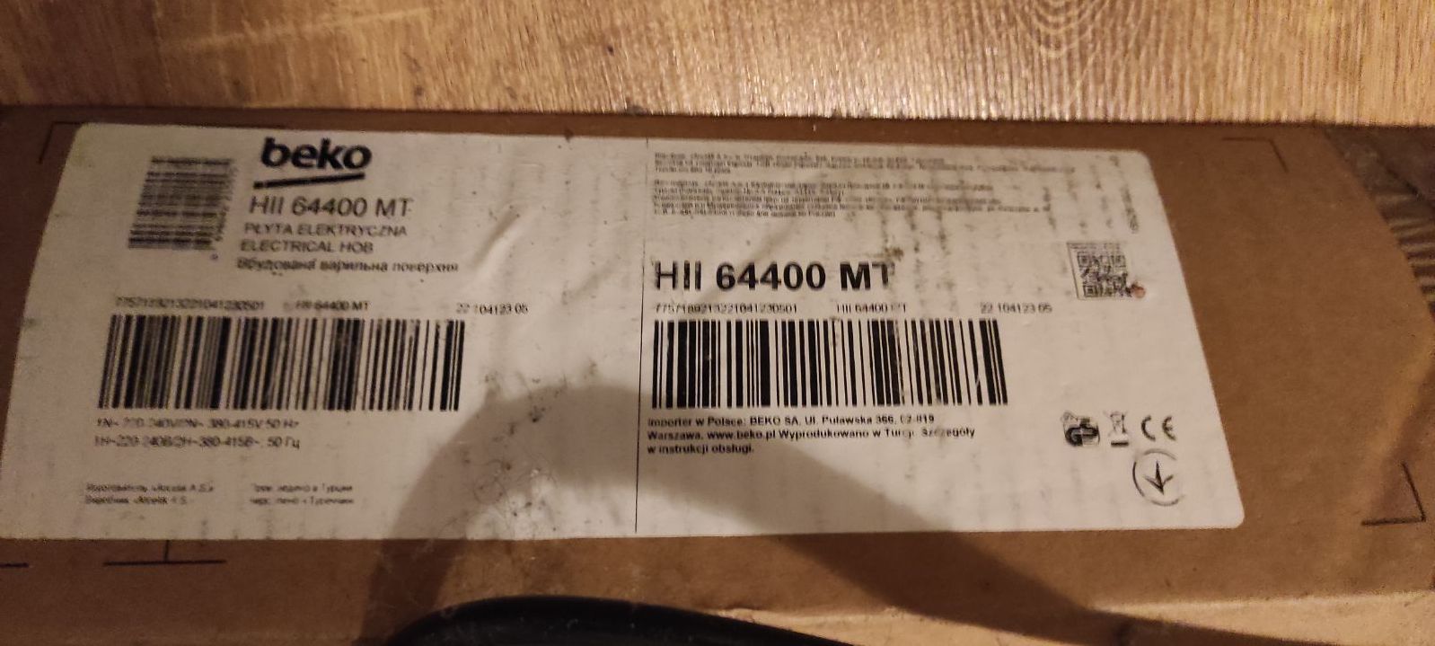 Płyta indukcyjna BEKO HII64400 MT