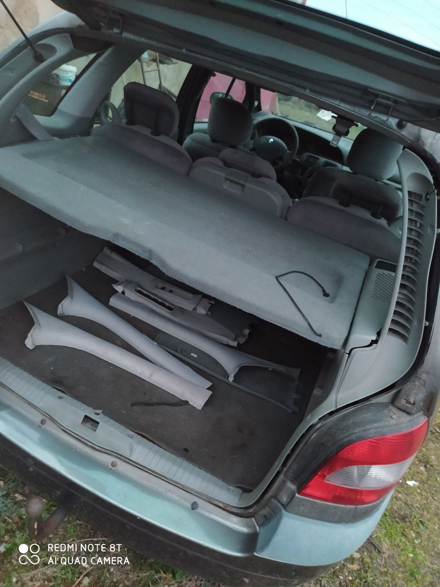 Renault scenic 99-03 klapa drzwi nv603 fotel siedzenia wózek silnik