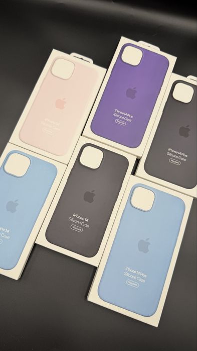 Silikonowe Magsafe Etui od iphone 12 do 16 Pro Max w roznych kolorach