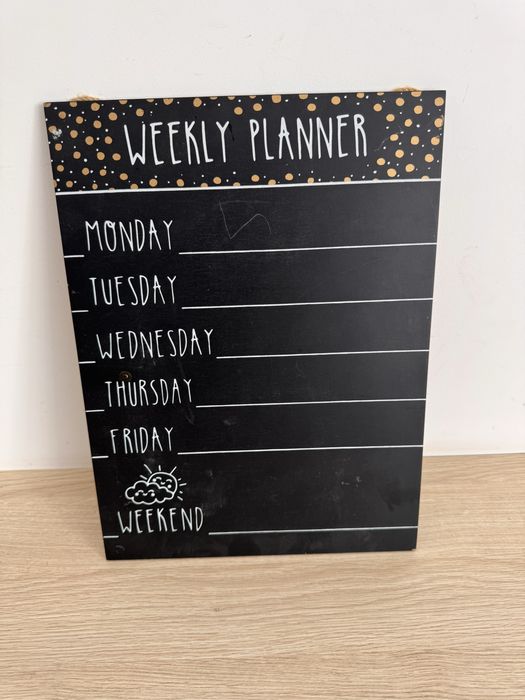 Tablica plan dnia do zawieszenia