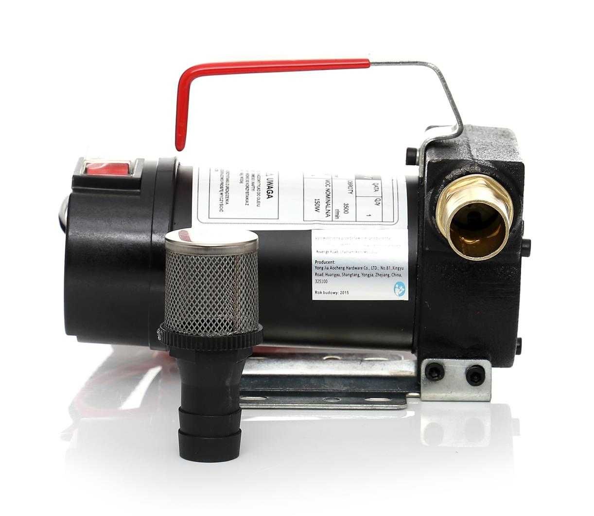 Pompka pompa do oleju paliwa ropy mini CPN dystrybutor 12V