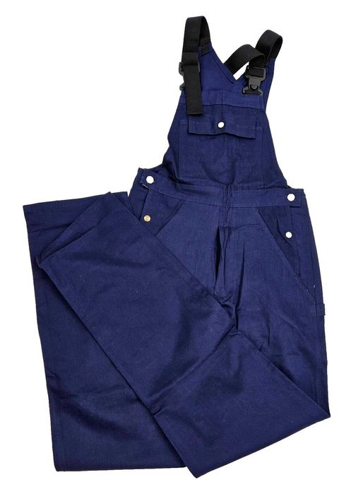 Bawełniane spodnie robocze ogrodniczki z wojska r. 76 (XXS)