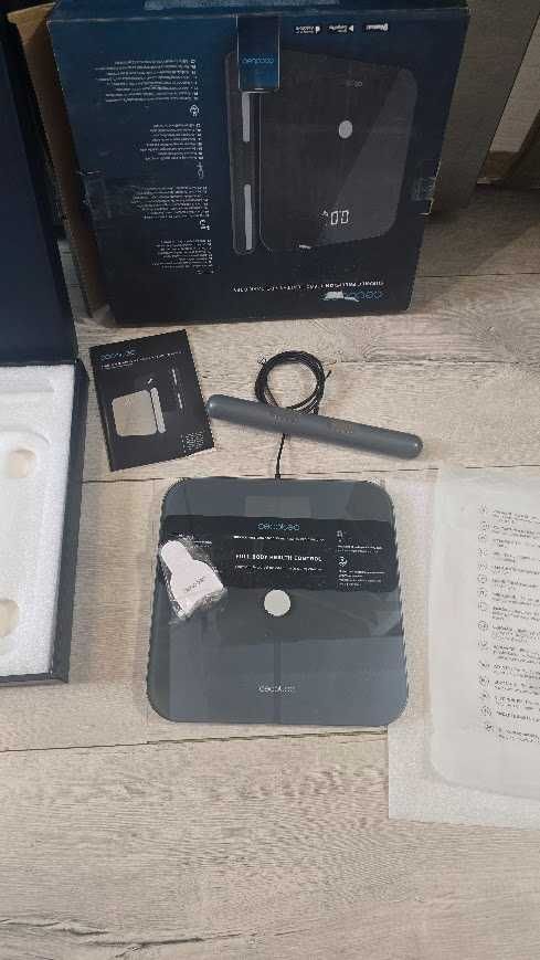 Waga elektroniczna łazienkowa Cecotec 10600 Smart Healthy Pro SZARA